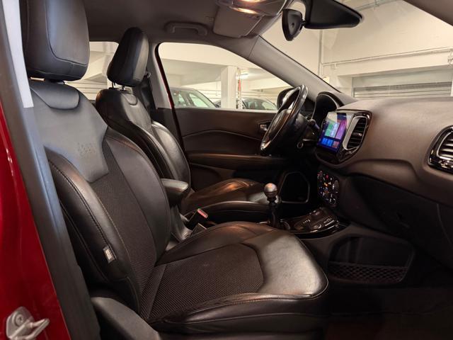 JEEP Compass 2.0 mjt Limited#4wd#140cv#ROSSOPERLA#PELLE#C.LEGA