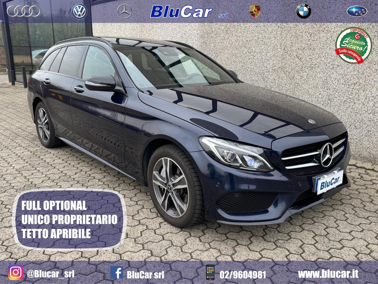 Mercedes-benz C 250 C 250 d S.W. 4Matic Automatic Premium Full Optional Uniproprietario