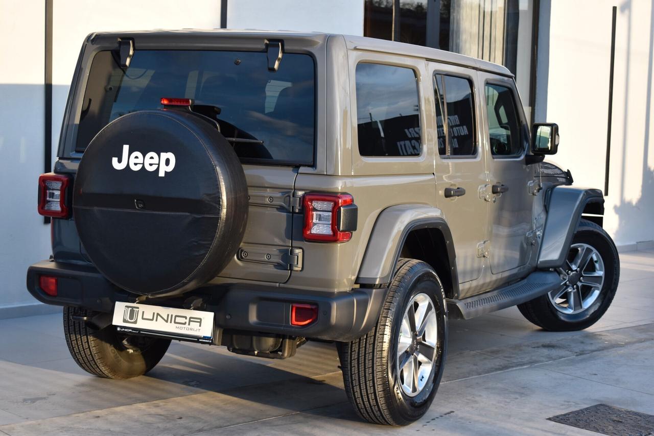 Jeep Wrangler Unlimited 2.2 Mjt 200 CV II SAHARA ITALIANA GOMME NUOVE