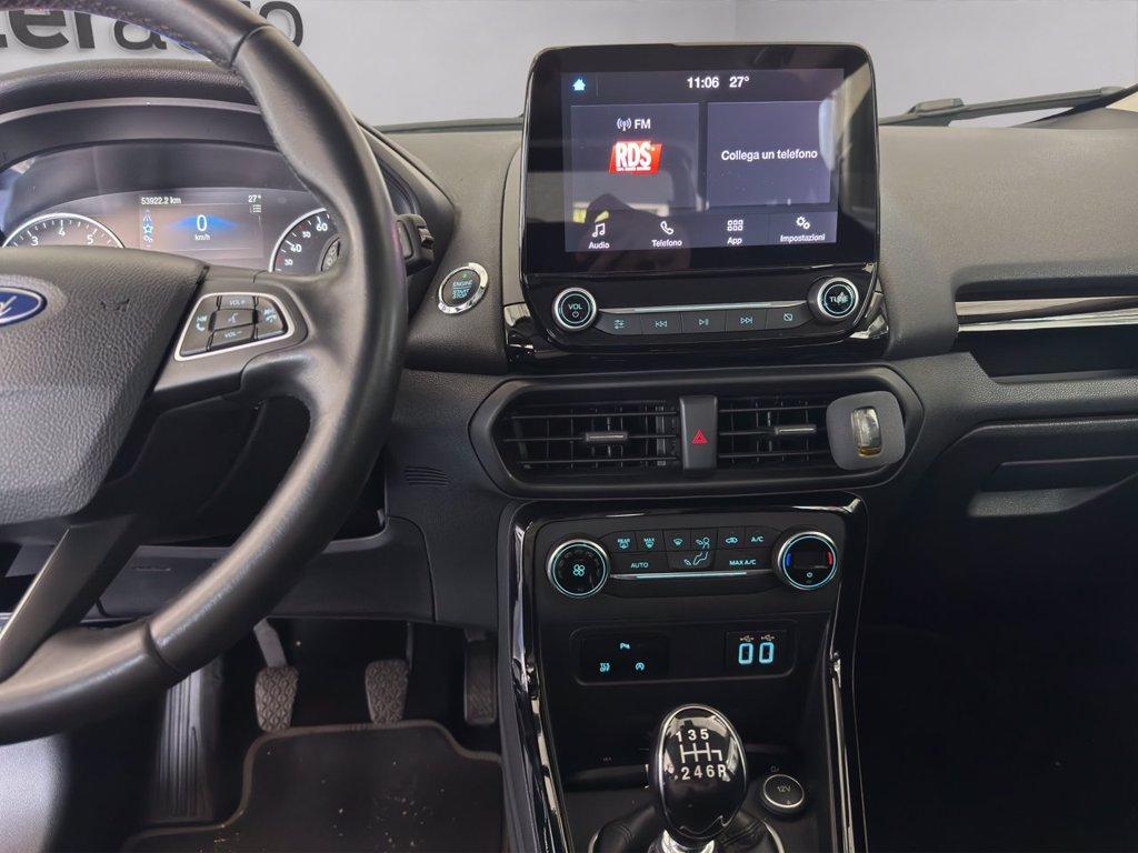 FORD EcoSport 1.0 ecoboost Titanium 100cv my19 del 2019