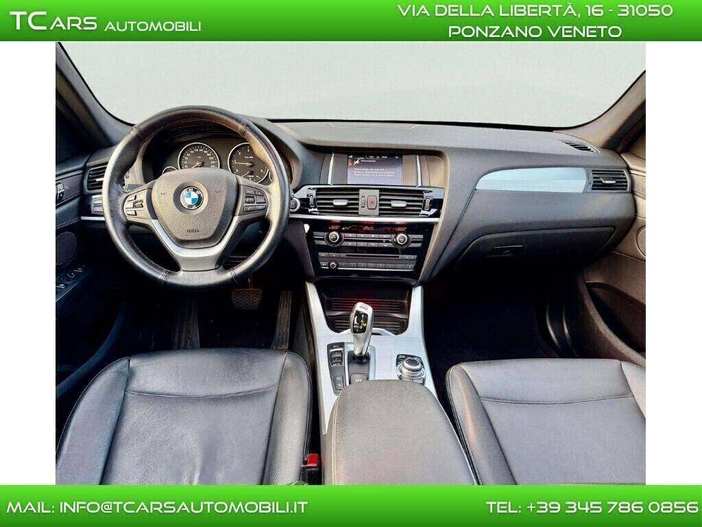 BMW X3 XDRIVE XLINE-KM CERTIFICATI-TETTO APRIBILE