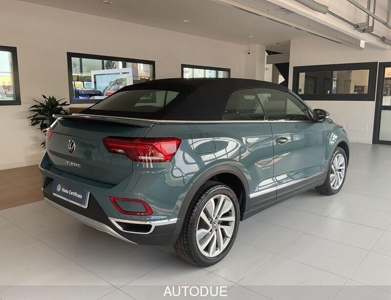 Volkswagen T-Roc CABRIOLET 1.0 TSI STYLE 110 CV