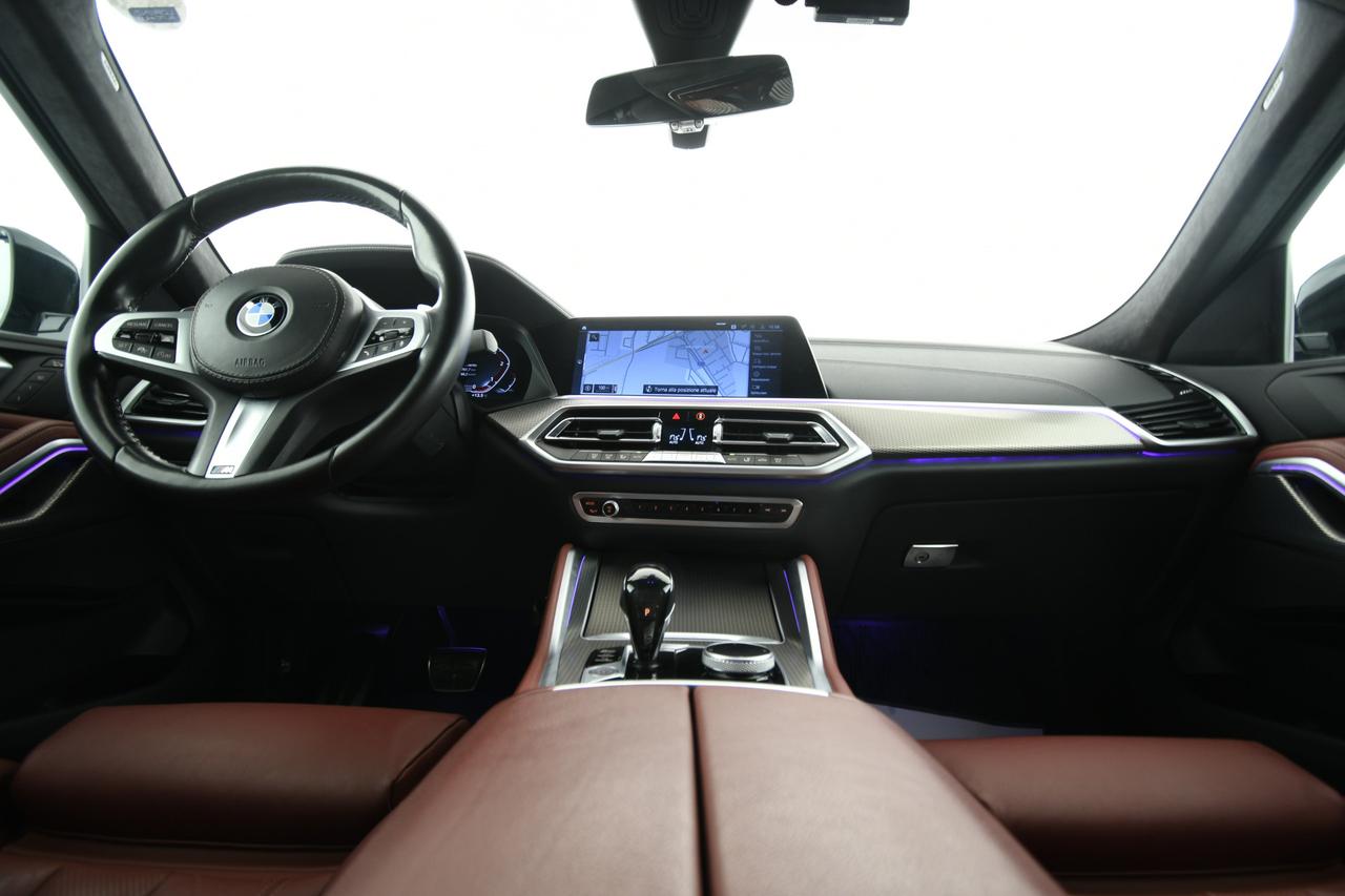 BMW X6 xdrive30d mhev 48V Msport auto CAMERA 360+ACC+PELLE+C21"