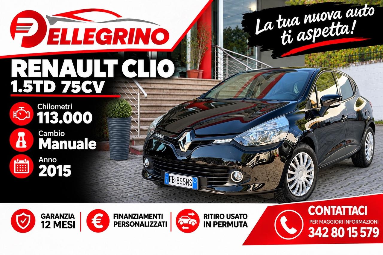 Renault Clio dCi 8V 75CV Start&Stop 5 porte Energy Life
