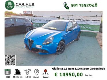 Alfa Romeo Giulietta 1.6 JTDm 120 CV Sport Carbon look
