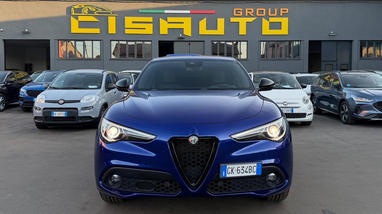 ALFA ROMEO STELVIO Q4 2.2 TI TURBODIESEL AT8 210CV - VOLANTE E SEDILI IN PELLE RISCALDABILI, MEMORIA