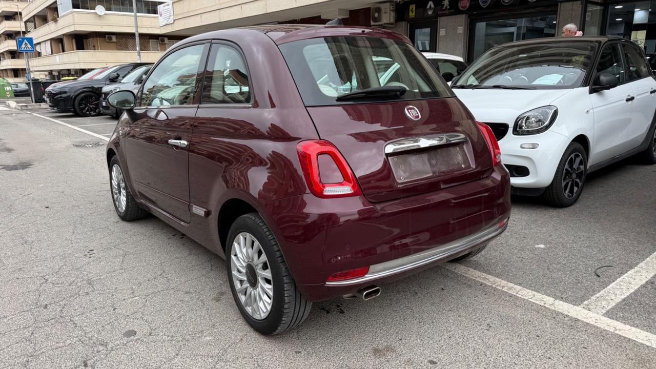 Fiat 500 1.2 Lounge LED CAR PLAY PANORAMA CERCHI 15 PDC BLUETOOTH