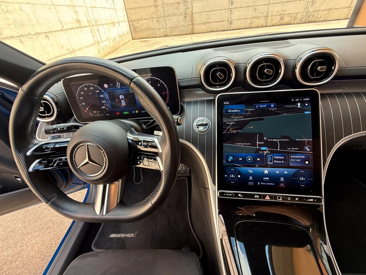 Mercedes-benz C 220d hybrid S.W. Premium Plus AMG LINE "SUPER TAGLIANDO ESEGUITO"