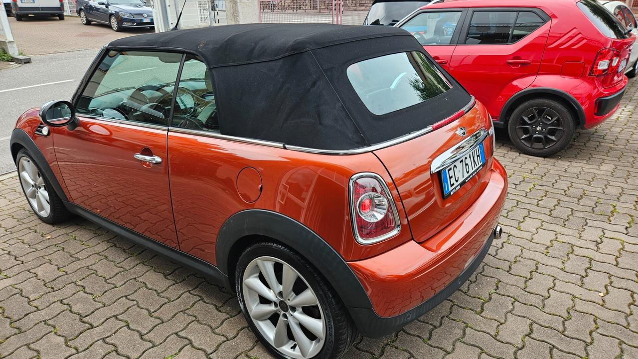 MINI Cooper D Cabrio 1.6 112cv PELLE - SENSORI-CRUISE