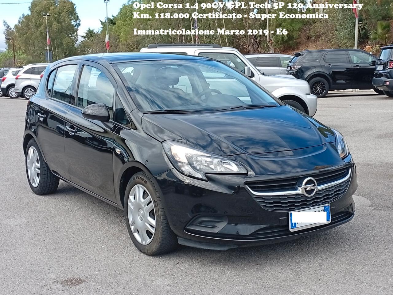 Opel Corsa 1.4 90CV GPL Tech 5 porte 120 Anniversary