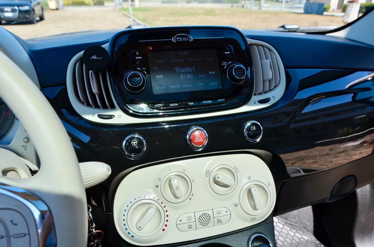 FIAT 500 1.2 LOUNGE 69cv MANUALE, UFF ITALIANA, SERVICE DIMOSTRABILI, TETTO, BLUETOOTH, PERMUTE