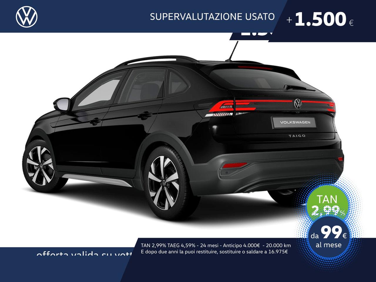 Volkswagen Taigo 1.0 tsi edition plus 95cv