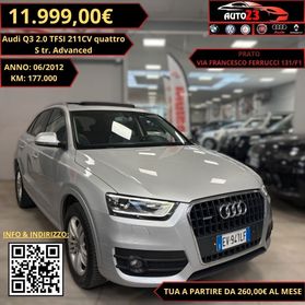 Audi Q3 2.0 TFSI 211CV quattro S tr. Advanced