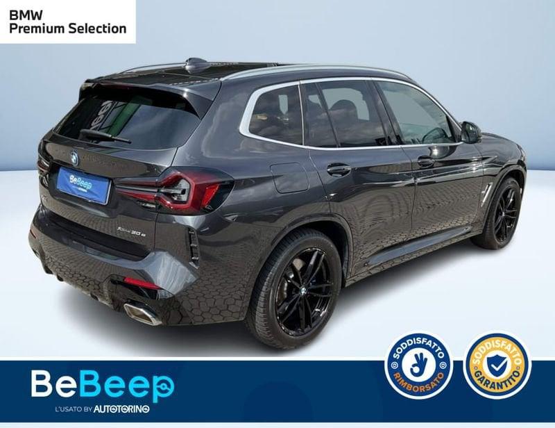 BMW X3 XDRIVE30E MSPORT AUTO