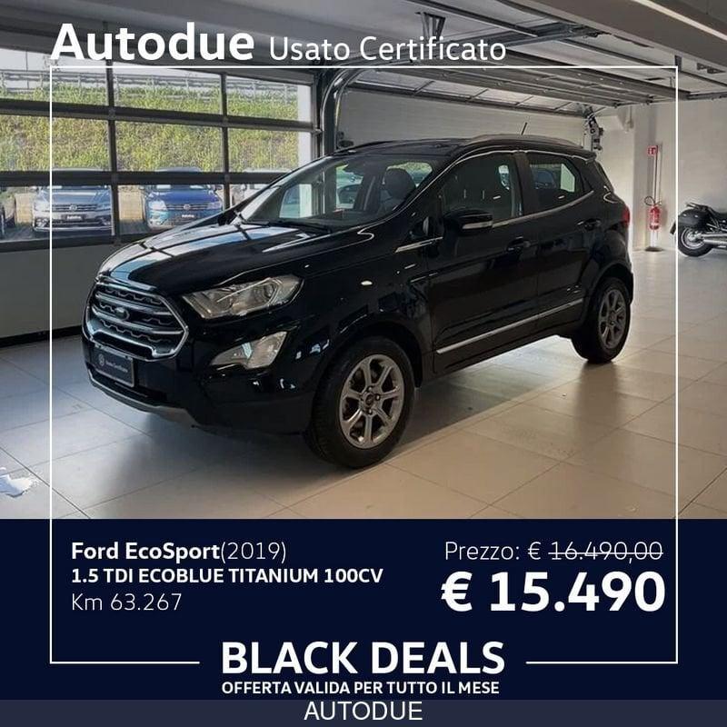 Ford EcoSport 1.5 TDI ECOBLUE TITANIUM 100CV