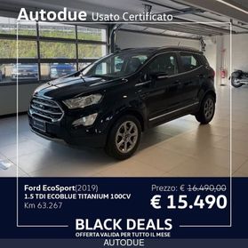 Ford EcoSport 1.5 TDI ECOBLUE TITANIUM 100CV