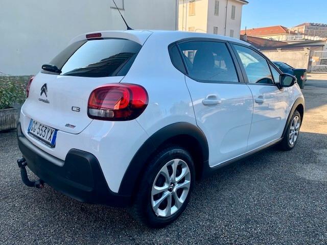 Citroen C3 1.5 AUTOCAR. 5 POSTI 100cv G.TRAINO E6D