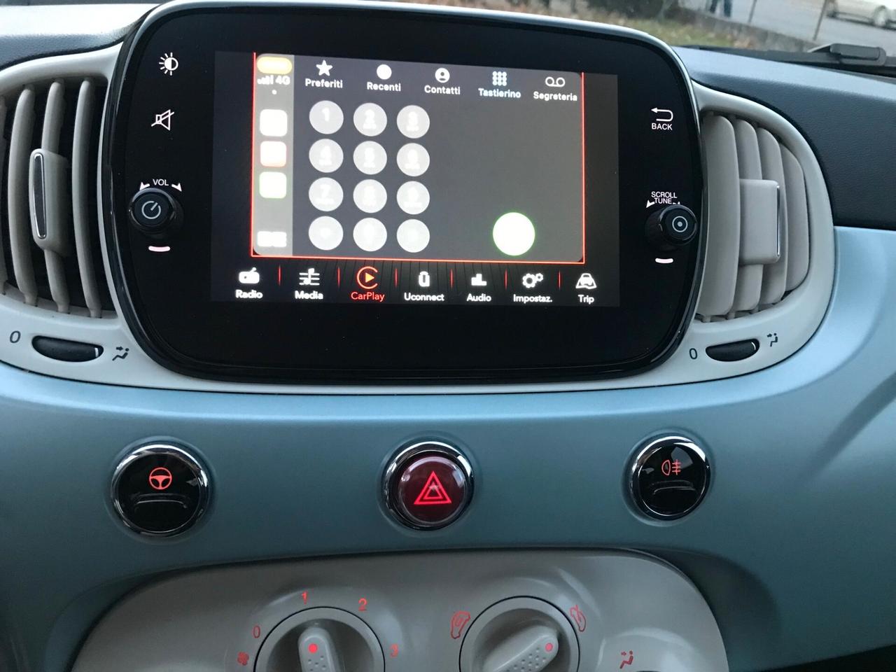 Fiat 500 1.0 hybrid 70cv no bollo appcarplay cruiser NEOPATENTATI