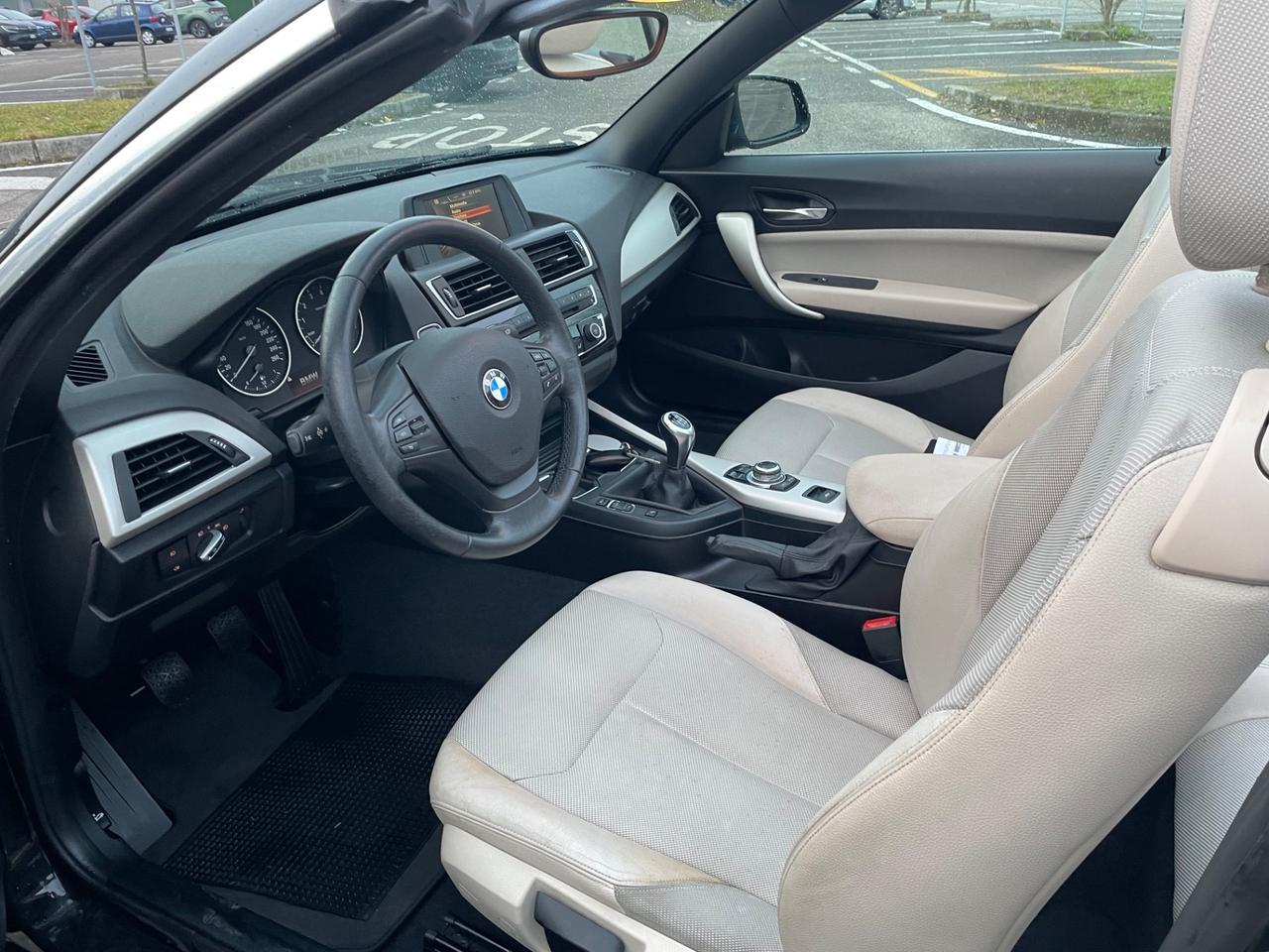 Bmw 218 218i Cabrio*Neopatentati*Solo 113000km*