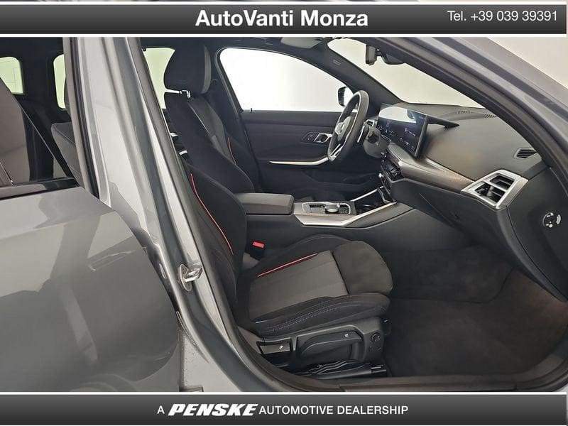 BMW Serie 3 318d Touring mhev 48V MSport auto con gancio traino