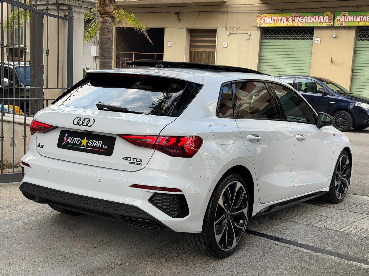 Audi A3 Sportback 40 TDI 200CV Quattro S-line edition Identity Black