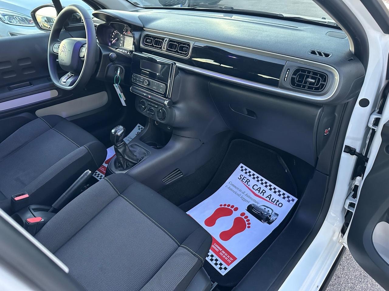 Citroen C3 2019 1.2 Benzina 68 CV Feel !!!PERFETTA