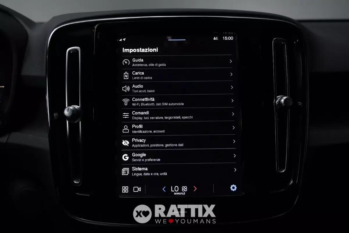 Volvo XC40 motore elettrico 175kW Recharge Pure Plus Auto