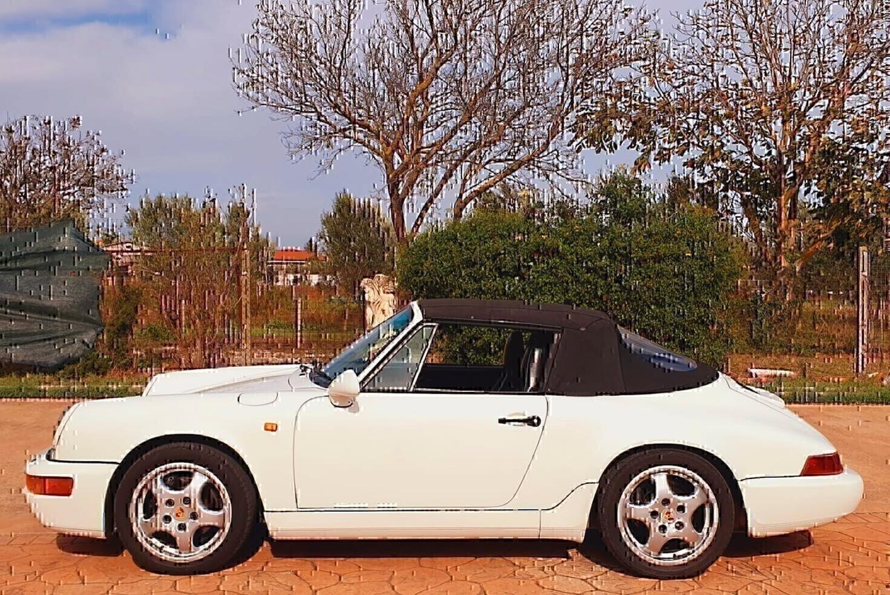 Porsche 964 911 Carrera 2 Cabriolet ASI targa ROMA