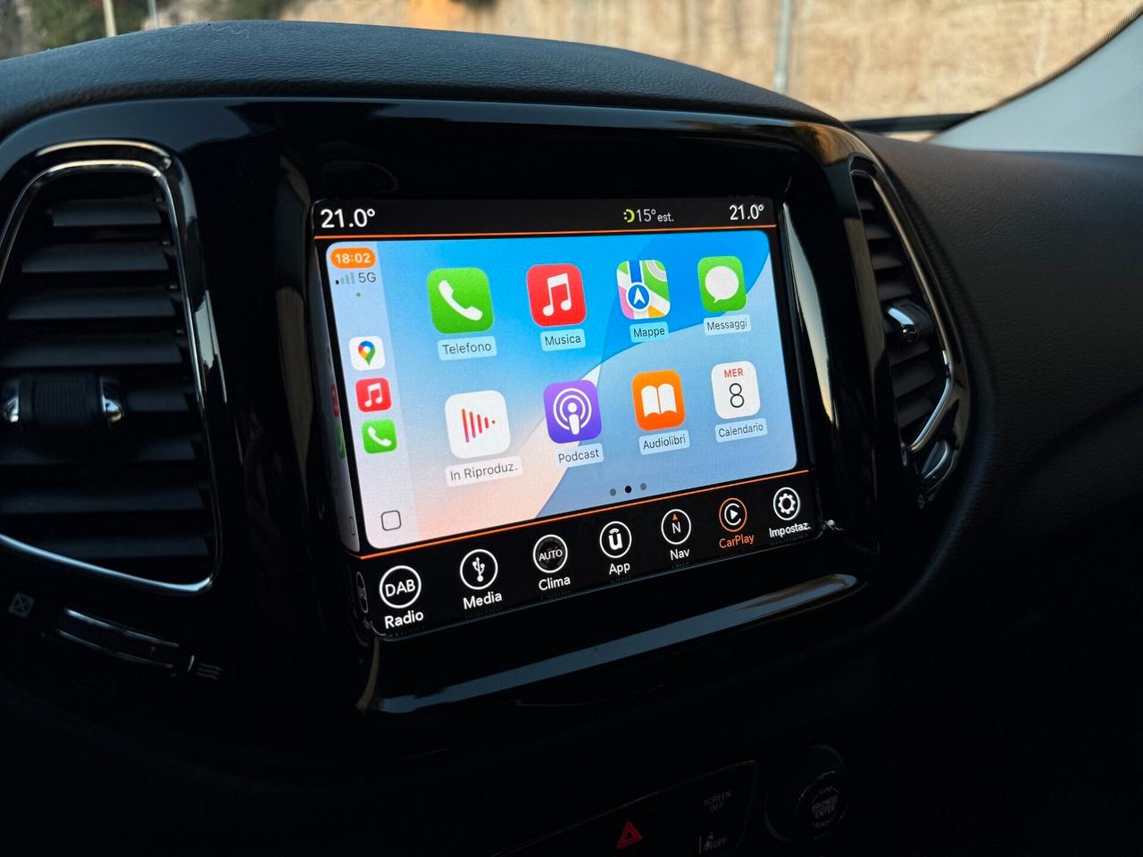 Jeep Compass LIMITED/1.6 120CV/CERCHI 18/CAR PLAY
