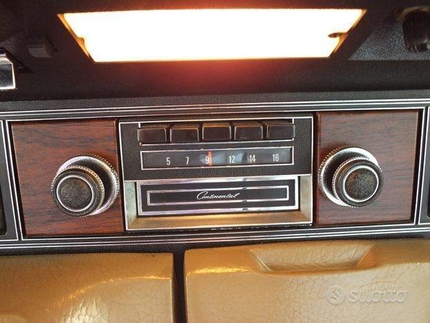 LINCOLN CONTINETAL V8 1972 ASI TARGA ORO