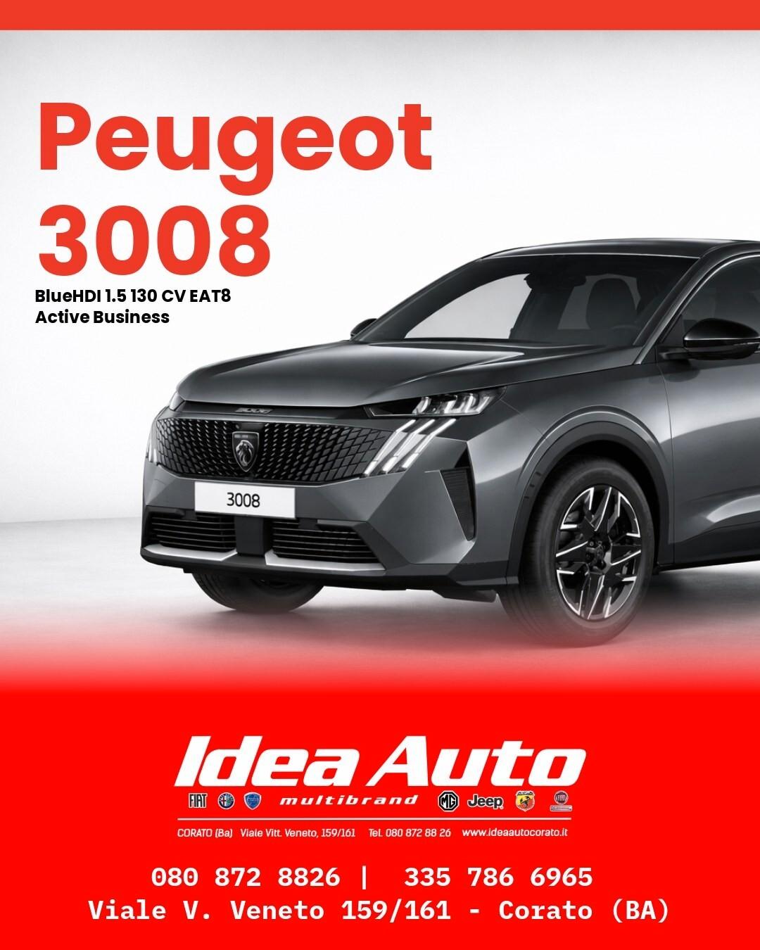 Peugeot 3008 BlueHDi 130 S&S EAT8 Active Business