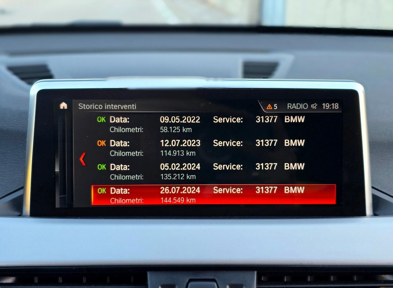 BMW X1 RESTYLING 1.5B 136CV XLINE 2021 PARI AL NUOVO