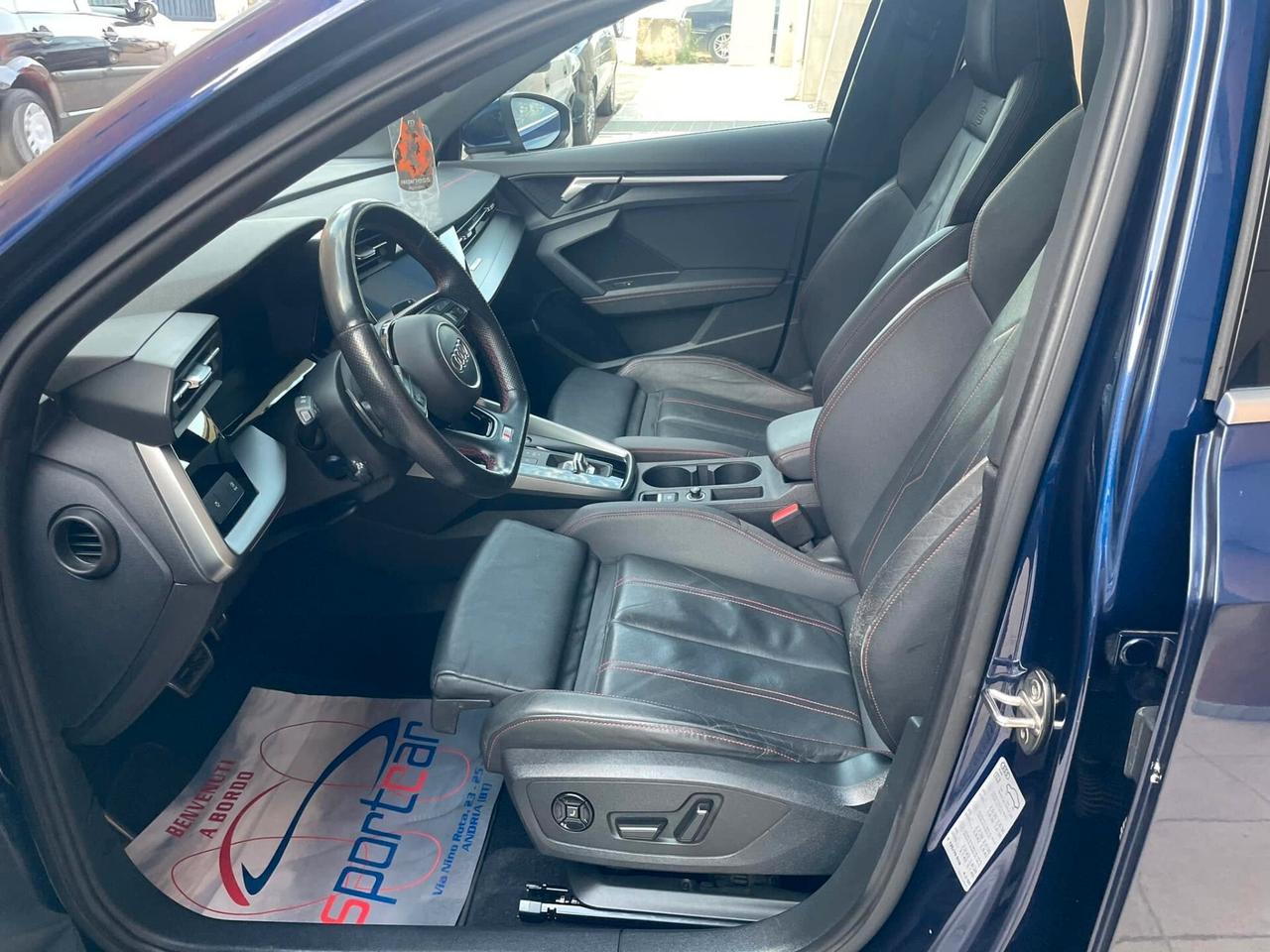 Audi A3 SPB 40 TDI quattro S TRONIC S LINE TETTO NAVY PELLE B&O
