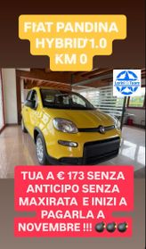 FIAT PANDINA 1.0 HYBRID PREZZO PROMO 13.990,00 TUA A € 173,00 0 ANTICIPO 0 MAXI RATA FINALE E INIZI A PAGARLA A NOVEMBRE !!!