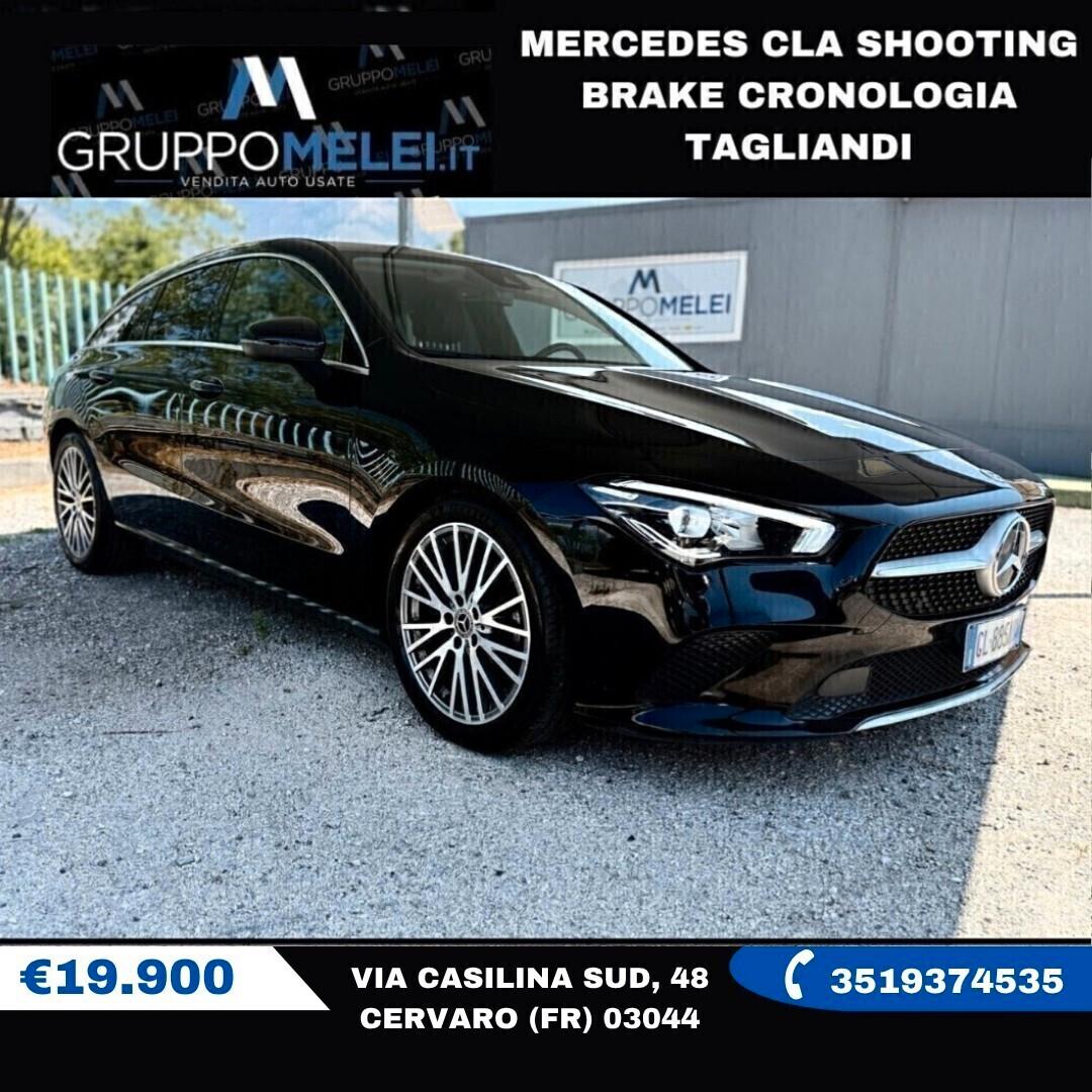 Mercedes CLA Shooting Brake CRONOLOGIA TAGLIANDI