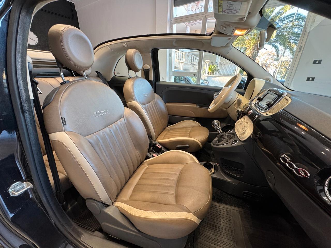 Fiat 500 C 1.2 Lounge "PELLE/NAV"