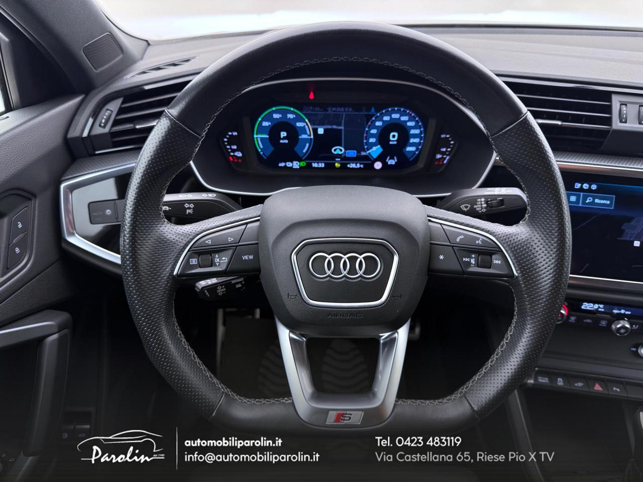 Audi Q3 Sportback 45 1.4 tfsi e S-line edition s-tronic ACC-pelle