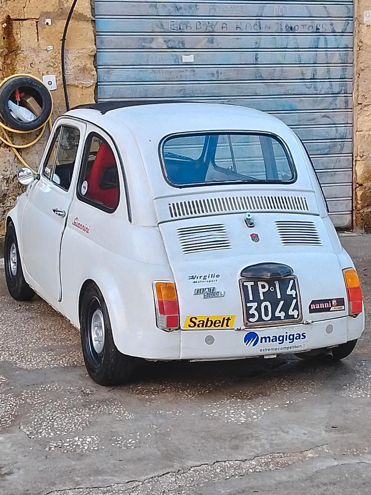 Fiat 500 PREPARAZIONE STRADALE-ASSETTO COMPLETO CORSA, COMPRESO FRENI MAGGIORATI-