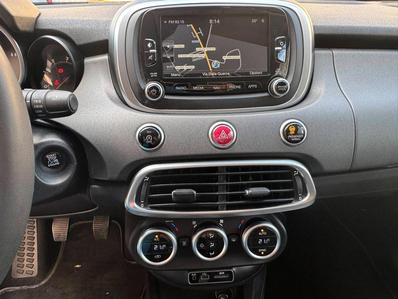 FIAT 500X CROSS 1.6 MJ 120 CV. NAVI+CERCHI+SENSORI PERFETTA