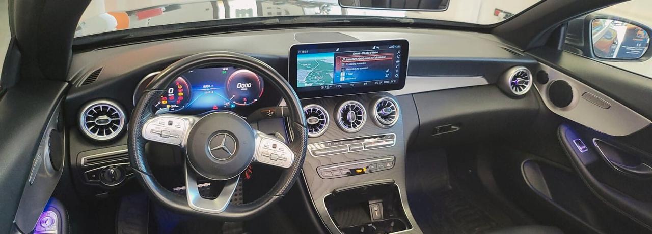 BELLISSIMA-IMPECCABILE-COME NUOVA-Mercedes-benz C 220 d Auto Cabrio Premium Plus.