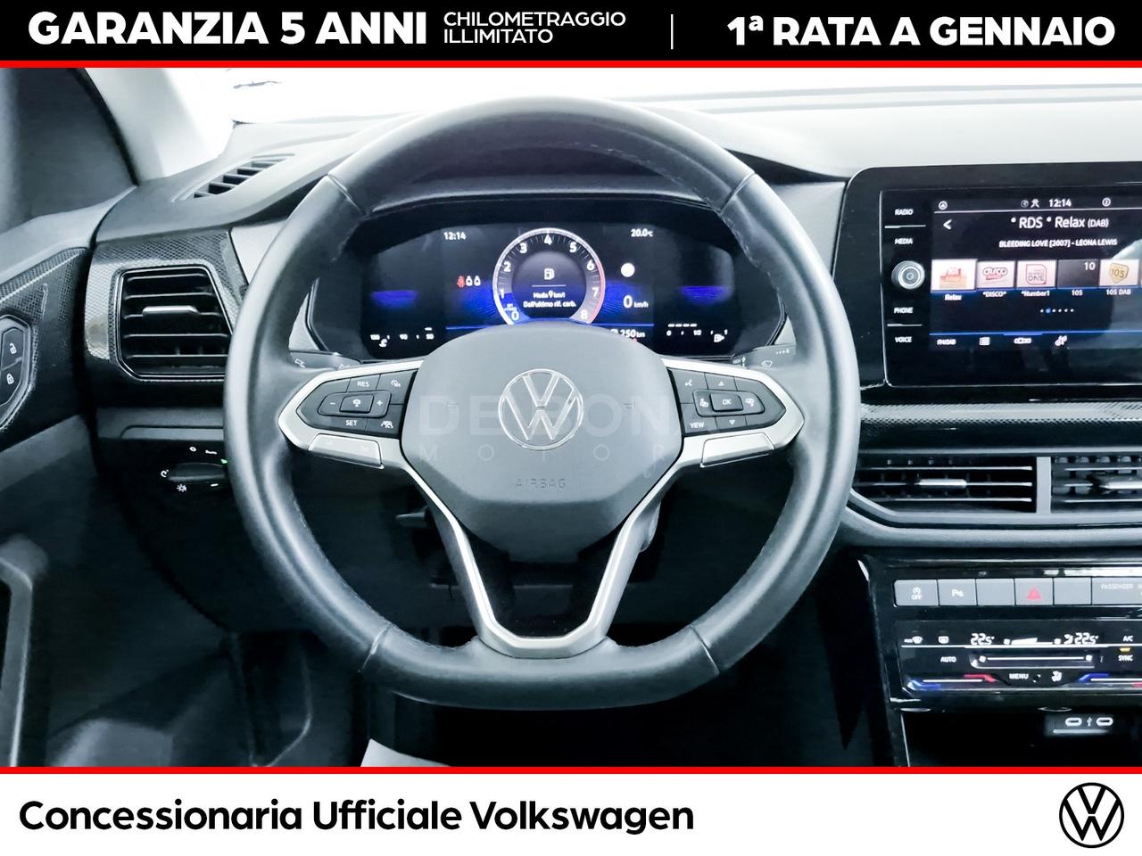 Volkswagen T-Cross 1.0 tsi life 95cv