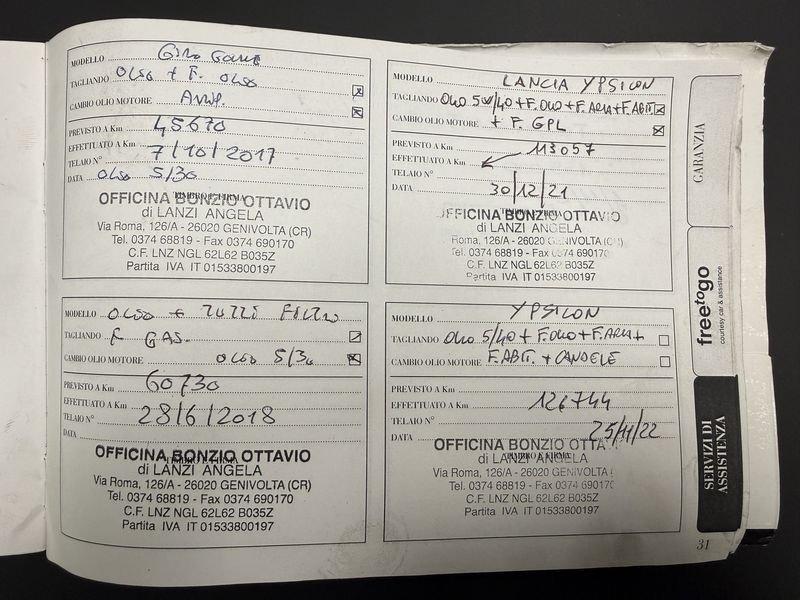 Lancia Ypsilon Ypsilon 1.2 69 CV 5Pt GPL Ecochic Elle - UNICO PROPRIETARIO