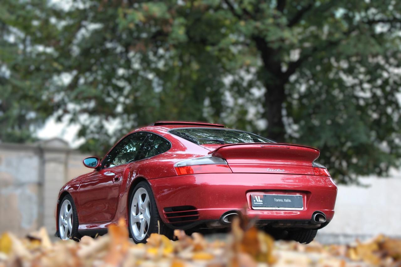 Porsche 911 Turbo cat Coupé * Orient Red*Cronologia COMPLETA*Stupenda