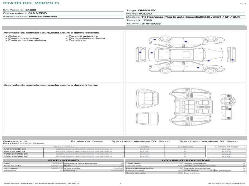 VOLVO Xc40 T4 Recharge Plug-In Hybrid Automatico Essential