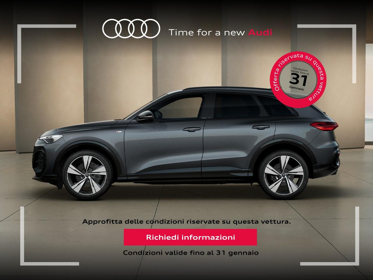 Audi Q5 2.0 tdi mhev+ s line edition quattro 204cv s-tronic