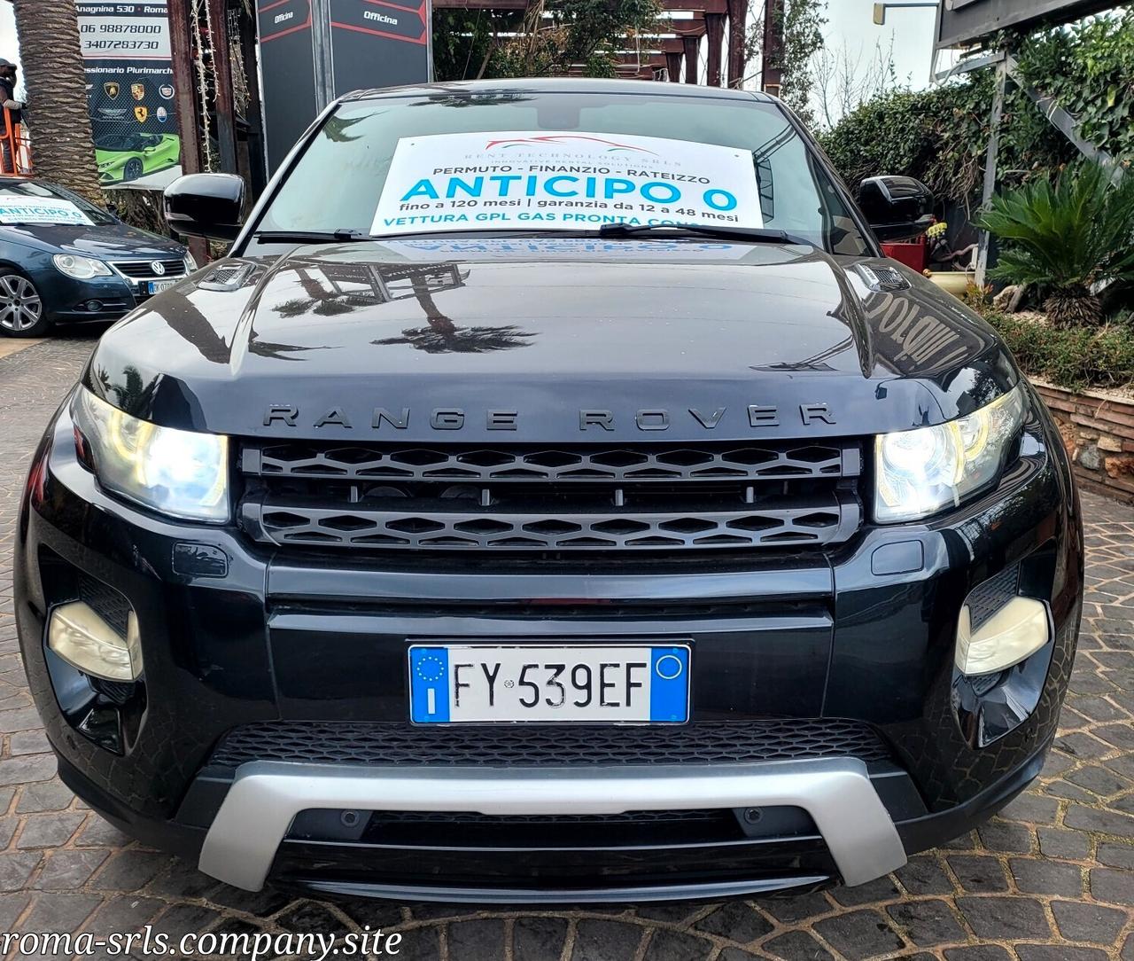 Land Rover Range Rover Evoque 2.2 Sd4 Coupé GPL!! TETTO PANORAMA!!Finanzio Fini a 180 Mesi Ant 0 rata 200 mese!!
