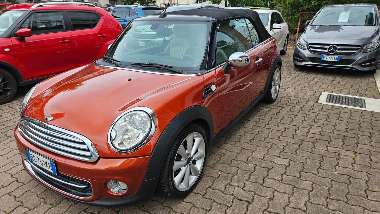 MINI Cooper D Cabrio 1.6 112cv PELLE - SENSORI-CRUISE