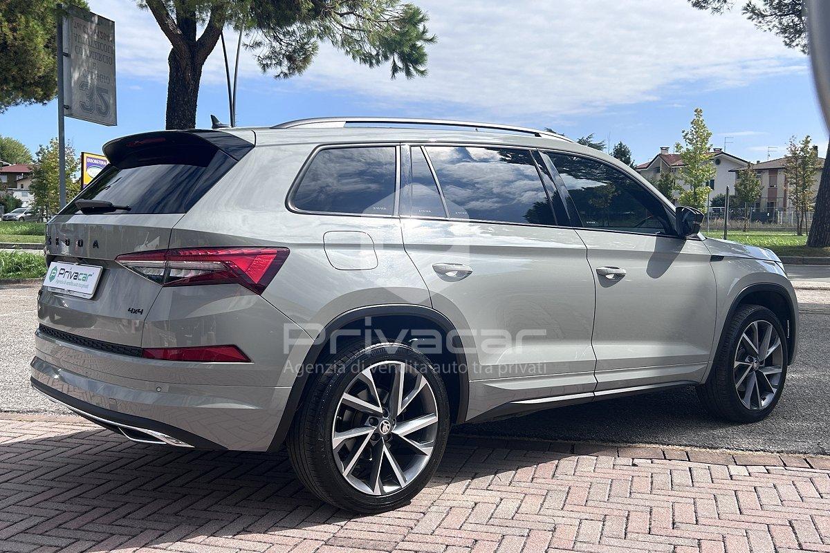 SKODA Kodiaq 2.0 TDI EVO SCR 200 CV 4x4 DSG SportLine