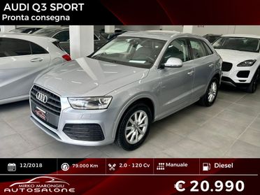 Audi Q3 2.0 TDI 120 CV Sport FINANZIABILE