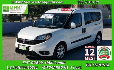 FIAT Doblo MAXI Combi N1 1.6 MJT 105CV 5posti // + IVA
